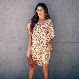 VICI Leopard Tunic Dress